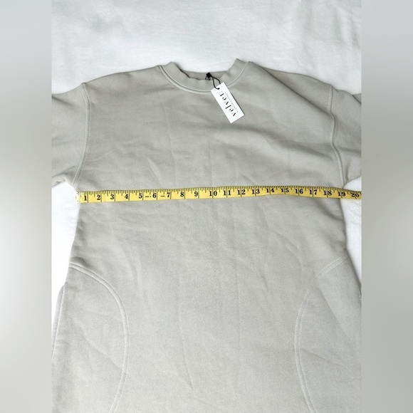 Velvet by Graham & Spencer Jensen Sweatshirt Beige Mini Dress Size XS - Picture 9 of 13